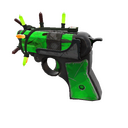 Strange Festivized Professional Killstreak Health and Hell (Green) Shortstop (Well-Worn)