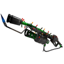 Strange Festivized Killstreak Health and Hell (Green) Flame Thrower (Well-Worn)