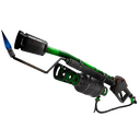 Unusual Killstreak Health and Hell (Green) Flame Thrower (Well-Worn) (Hot)