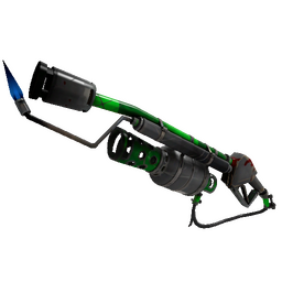 Strange Specialized Killstreak Health and Hell (Green) Flame Thrower (Well-Worn)