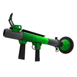 Strange Health and Hell (Green) Rocket Launcher (Minimal Wear)