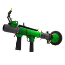Unusual Festivized Specialized Killstreak Health and Hell (Green) Rocket Launcher (Minimal Wear) (Cool)