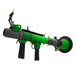 Festivized Health and Hell (Green) Rocket Launcher (Minimal Wear)