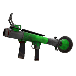free tf2 item Health and Hell (Green) Rocket Launcher (Battle Scarred)