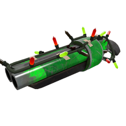 Festivized Health and Hell (Green) Scattergun (Well-Worn)