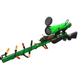 Festivized Specialized Killstreak Health and Hell (Green) Sniper Rifle (Minimal Wear)