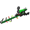 Strange Festivized Killstreak Health and Hell (Green) Sniper Rifle (Well-Worn)