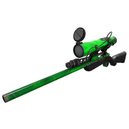 Unusual Health and Hell (Green) Sniper Rifle (Well-Worn)