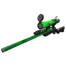 Strange Health and Hell (Green) Sniper Rifle (Well-Worn)