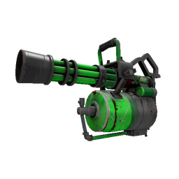 Health and Hell (Green) Minigun (Battle Scarred)