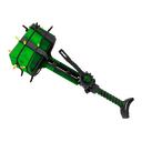Strange Festivized Professional Killstreak Health and Hell (Green) Powerjack (Minimal Wear)