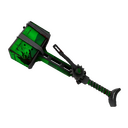 Strange Professional Killstreak Health and Hell (Green) Powerjack (Battle Scarred)