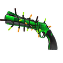 Festivized Killstreak Health and Hell (Green) Revolver (Minimal Wear)