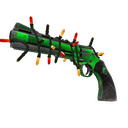 Strange Festivized Health and Hell (Green) Revolver (Well-Worn)