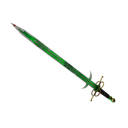 Strange Professional Killstreak Health and Hell (Green) Claidheamh Mòr (Well-Worn)
