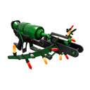 Festivized Health and Hell (Green) Crusader's Crossbow (Battle Scarred)