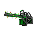Strange Festivized Professional Killstreak Health and Hell (Green) Brass Beast (Field-Tested)