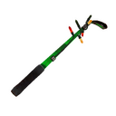 Strange Festivized Health and Hell (Green) Disciplinary Action (Battle Scarred)