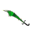 Strange Festivized Professional Killstreak Health and Hell (Green) Persian Persuader (Well-Worn)