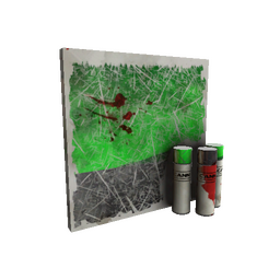 free tf2 item Strange Unusual Health and Hell (Green) War Paint (Battle Scarred)