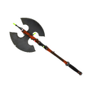 Strange Festivized Health and Hell Scotsman's Skullcutter (Well-Worn)