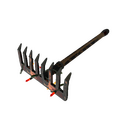 Unusual Festivized Professional Killstreak Sunriser Back Scratcher (Well-Worn) (Isotope)