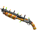Unusual Festivized Killstreak Cream Corned Shotgun (Field-Tested) (Isotope)
