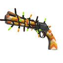 Unusual Festivized Professional Killstreak Cream Corned Revolver (Field-Tested) (Cool)