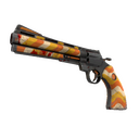 Unusual Specialized Killstreak Cream Corned Revolver (Battle Scarred) (Isotope)