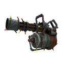 Unusual Festivized Killstreak Pacific Peacemaker Minigun (Battle Scarred) (Cool)