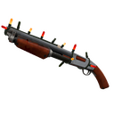 Strange Festivized Killstreak Team Serviced Shotgun (Well-Worn)