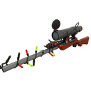 Unusual Festivized Killstreak Team Serviced Sniper Rifle (Field-Tested) (Cool)