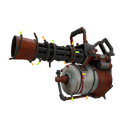 Strange Festivized Specialized Killstreak Team Serviced Minigun (Battle Scarred)
