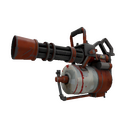 Unusual Team Serviced Minigun (Battle Scarred) (Cool)