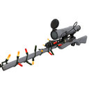 Strange Festivized Specialized Killstreak Steel Brushed Sniper Rifle (Field-Tested)