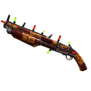 Unusual Festivized Professional Killstreak Chilly Autumn Shotgun (Field-Tested) (Isotope)