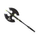 Unusual Festivized Professional Killstreak Brawler's Iron Scotsman's Skullcutter (Field-Tested) (Isotope)