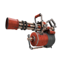 Unusual Team Charged Minigun (Field-Tested) (Cool)