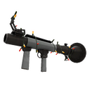 Unusual Festivized Graphite Gripped Rocket Launcher (Minimal Wear) (Cool)
