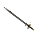 Strange Graphite Gripped Claidheamh Mòr (Battle Scarred)