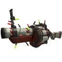 Unusual Festivized Specialized Killstreak Sleek Greek Grenade Launcher (Field-Tested) (Isotope)