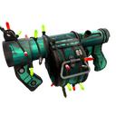 Festivized Liquid Asset Stickybomb Launcher (Battle Scarred)