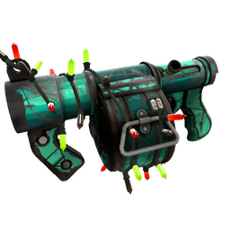 Festivized Liquid Asset Stickybomb Launcher (Battle Scarred)