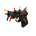 Unusual Festivized Specialized Killstreak Black Dahlia Pistol (Battle Scarred) (Cool)