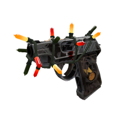 free tf2 item Festivized Black Dahlia Pistol (Battle Scarred)