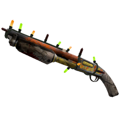 Strange Festivized Specialized Killstreak Lightning Rod Shotgun (Battle Scarred)