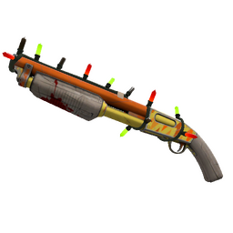 free tf2 item Unusual Festivized Killstreak Lightning Rod Shotgun (Field-Tested)