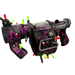 Festivized Pink Elephant Stickybomb Launcher (Battle Scarred)