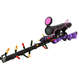 free tf2 item Festivized Specialized Killstreak Purple Range Sniper Rifle (Field-Tested)