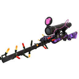 free tf2 item Festivized Specialized Killstreak Purple Range Sniper Rifle (Well-Worn)